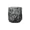 Hello Honey® 7" Gray Embossed Pattern Decorative Terra Cotta Planter